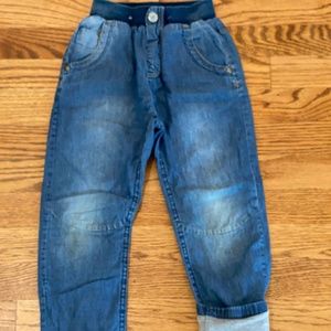 D&G baby Size 4-5 Lined Lightweight Jeans Pants